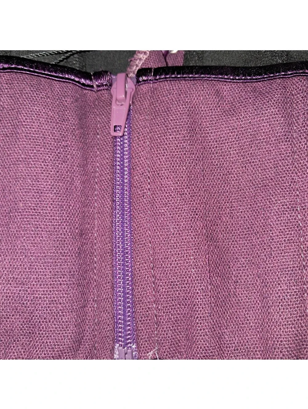 Scarlet Darkness NWT Corset Belt Lace Up Underbust Renaissance Purple US Size 8
